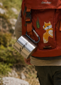 Tasse mit Karabinerhacken und Arosa Logo