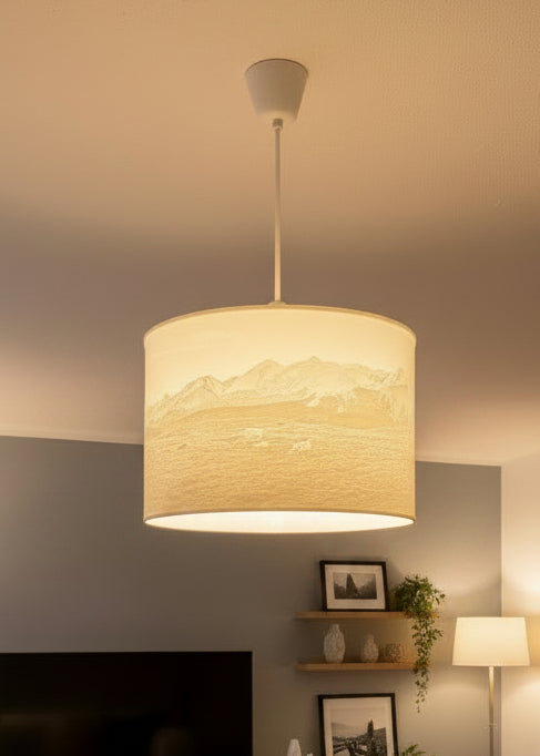 Lithophane Lampe mit Aroser Panorama