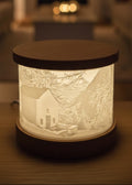 Lithophane Lampe mit Foto Kapelle