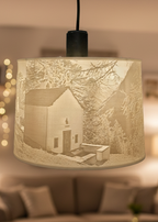 Lithophane Lampe mit Foto Kapelle