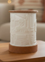 Lithophane Lampe mit Foto Person as