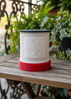 Lithophane Lampe Simplon Fahne aus