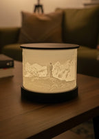 Lithophane Lampe mit Simplonadler