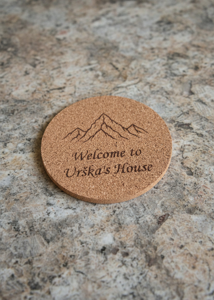 Untersetzer Kork Urskas House