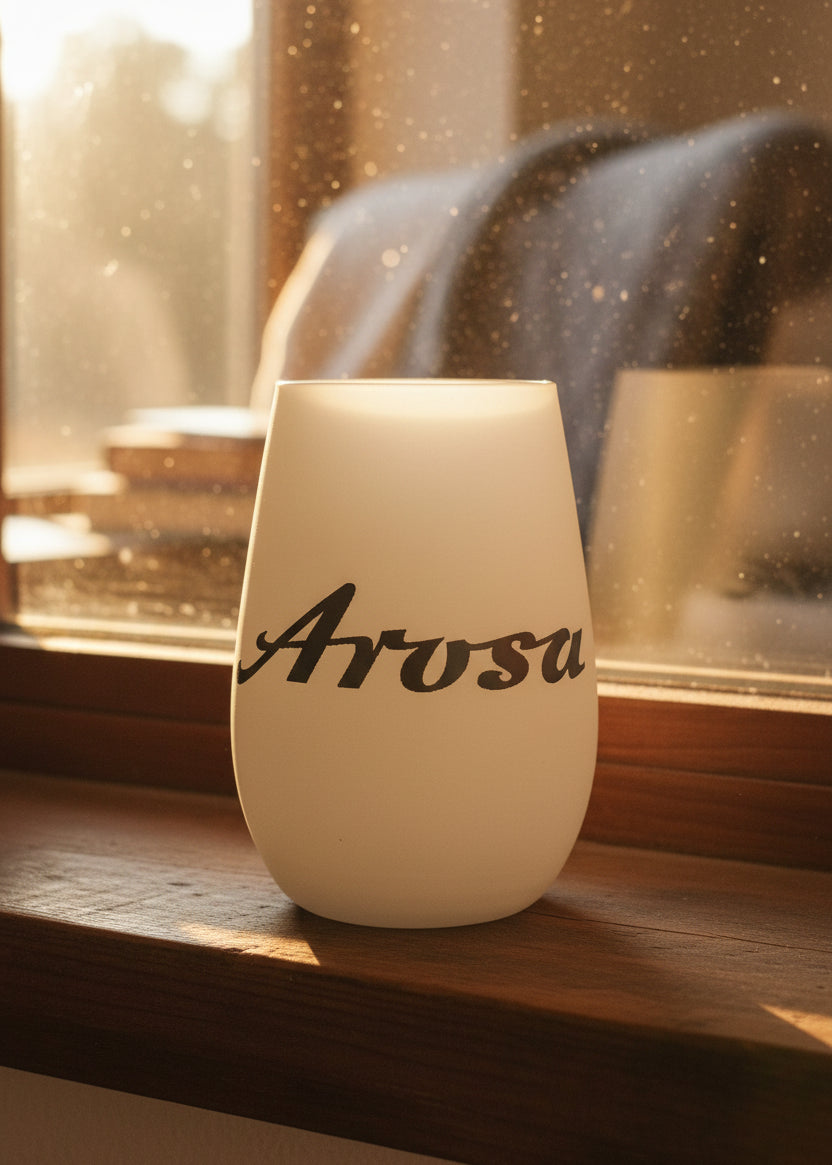 Windlicht Arosa weiss aus